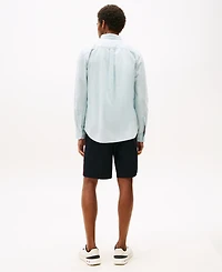 Tommy Hilfiger Men's Regular-Fit Chambray Pocket Shirt