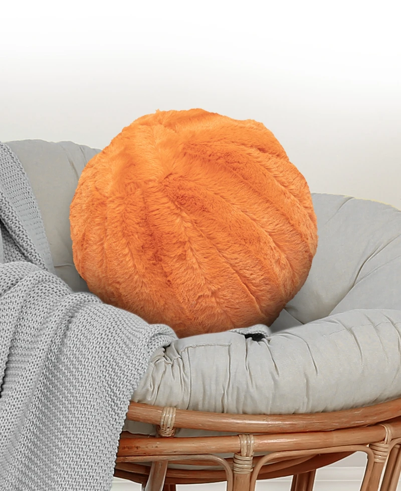 Cheer Collection Ultra Soft Ball Decorative Pillow, 10" x