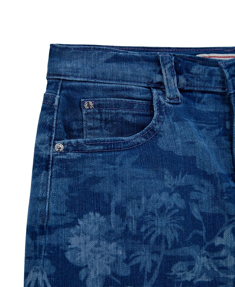 Guess Big Girls Denim with Laser Print Detail Skirt