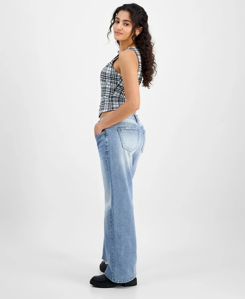 Celebrity Pink Juniors' Low-Rise Baggy Jeans