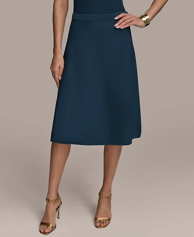 Donna Karan New York Women's Sweater Knit Midi Skirt