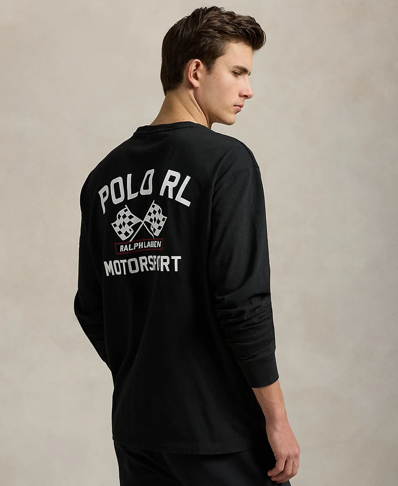 Polo Ralph Lauren Men's Classic-Fit Slub Jersey Graphic T-Shirt