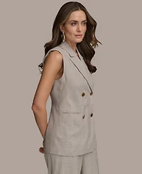 Donna Karan New York Women's Double-Breasted Vest