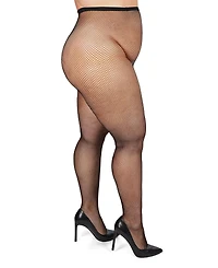 MeMoi Plus Curvy Fishnet Tights Mm-2370