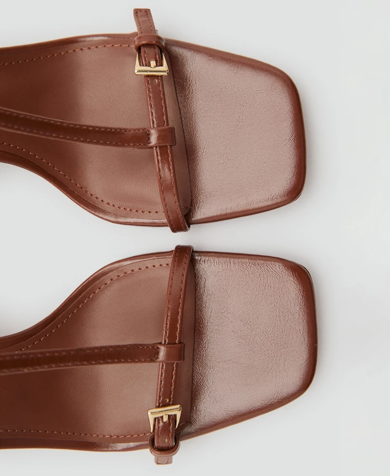 Mango Women's Straps Heel Sandals