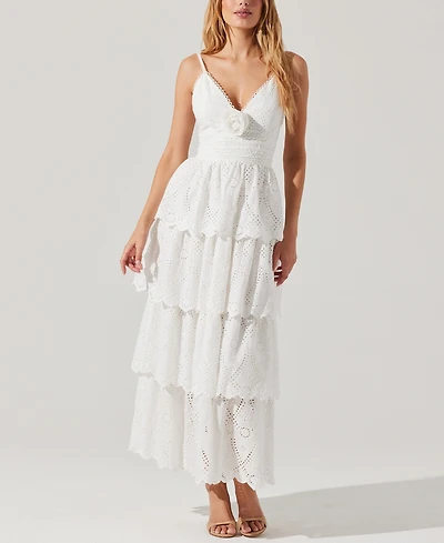 Astr the Label Women's Faeryn Cotton Maxi Dress