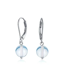 Bling Jewelry Sterling Silver Drop Earrings with 8MM Natural Balls and Lever Back