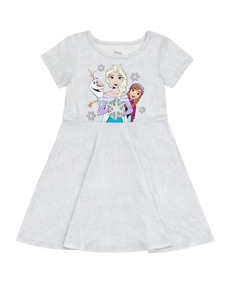 Frozen Toddler Girls 2 Pack Skater Dresses