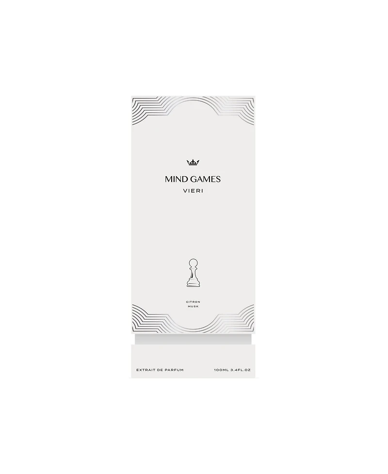 Mind Games Vieri - Luxury Perfume with Notes of Lemon, Musk, Peony & Amberwood - Elegant Extrait de Parfum for Women & Men - Citrus & Woody Perfume