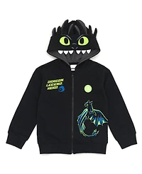 How to Train Your Dragon Toddler Boys Toothless Fleece Cosplay Hoodie