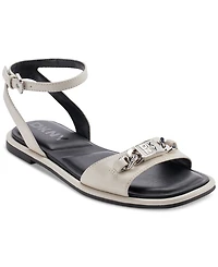 Dkny Women's Bacliff Ankle Strap Flats