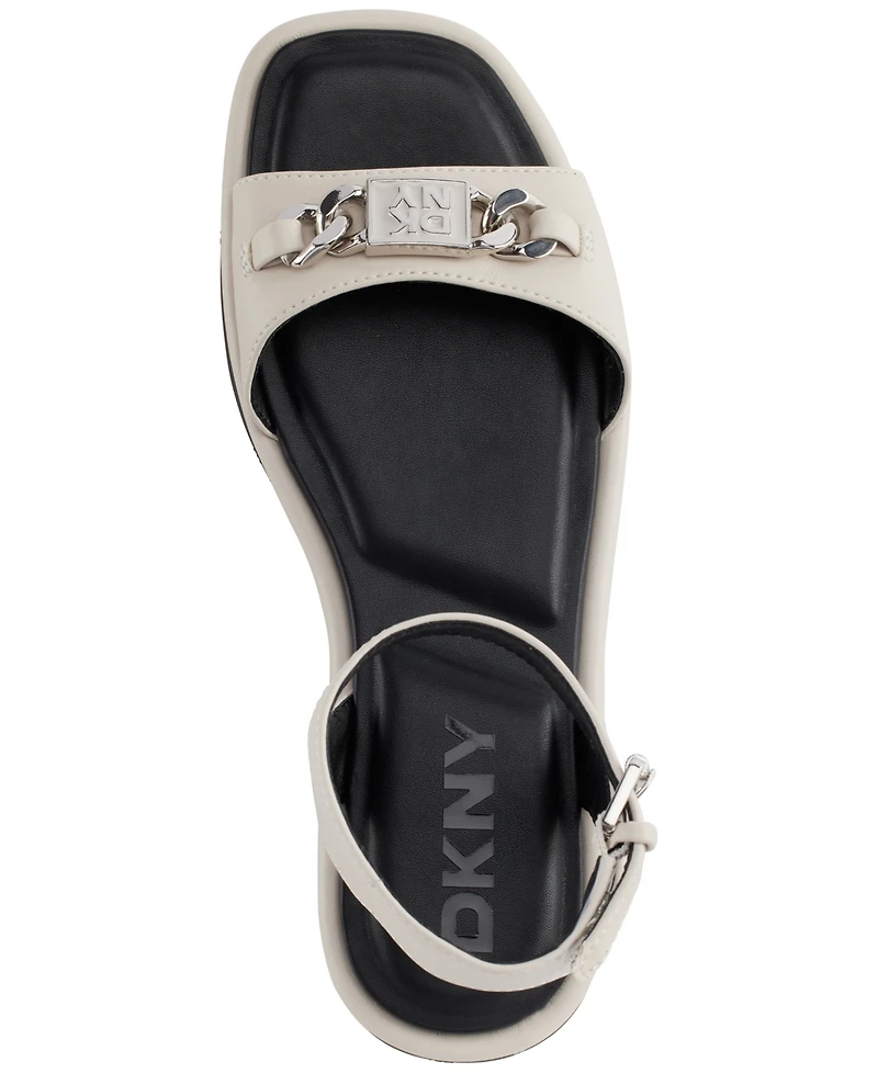 Dkny Women's Bacliff Ankle Strap Flats