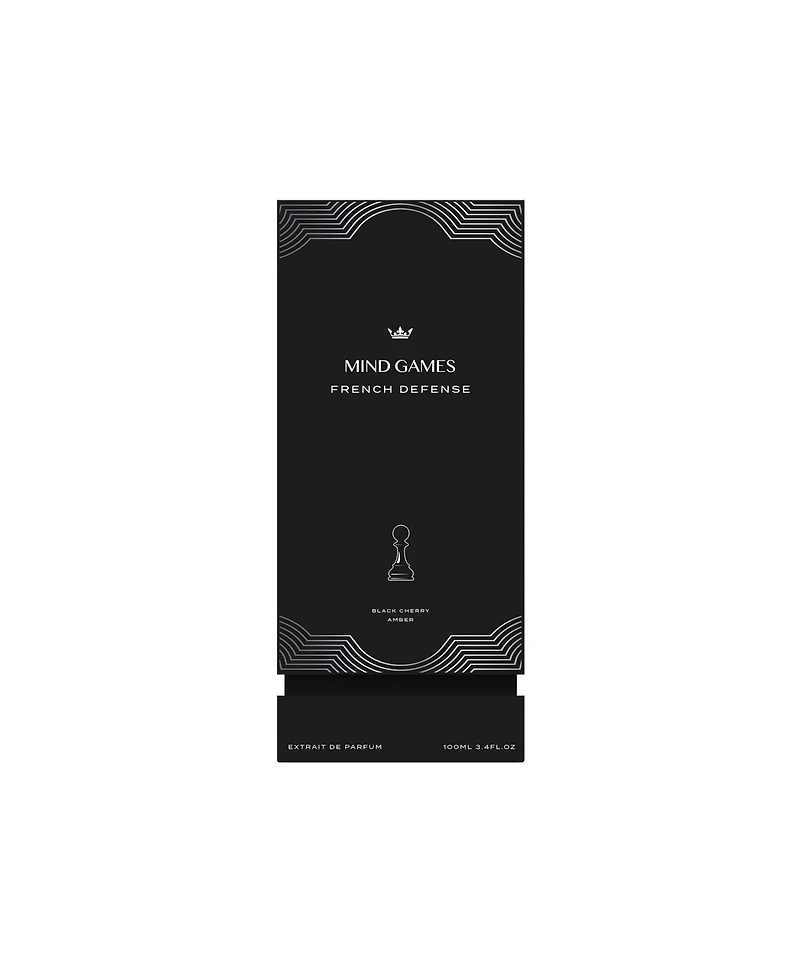 Mind Games French Defense - Luxury Perfume with Notes of Cherry, Chamomile, Amber & Cedarwood - Elegant Extrait de Parfum for Women & Men