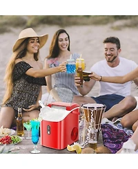 Antarctic Star Nugget Countertop Ice Maker with Soft Chewable