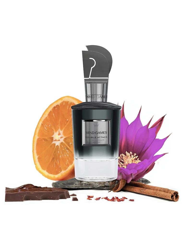 Mind Games Double Attack - Luxury Perfume with Notes of Pimento Oil, Cinnamon Madagascar & Vetiver Bourbon