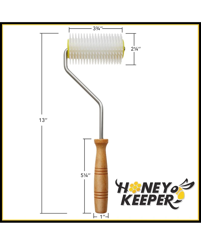 Uncapping Roller with Wooden Handle