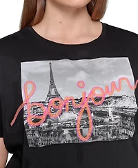 Karl Lagerfeld Paris Plus Bonjour Tee