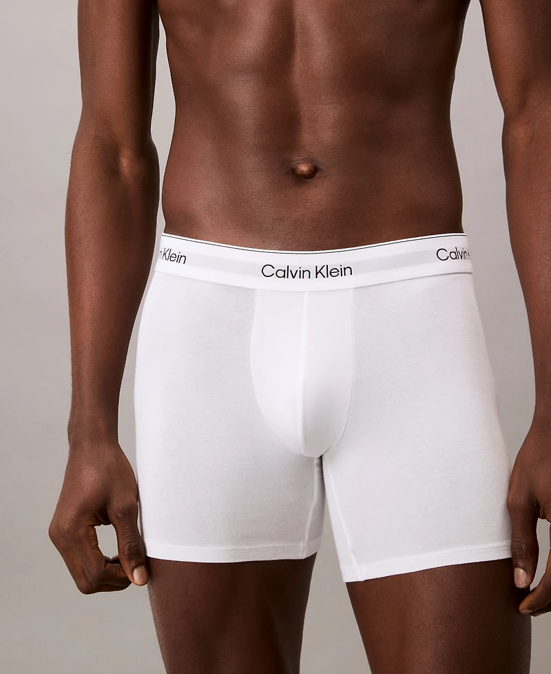 Calvin Klein Men's 3-Pack Icon Stretch Boxer Briefs