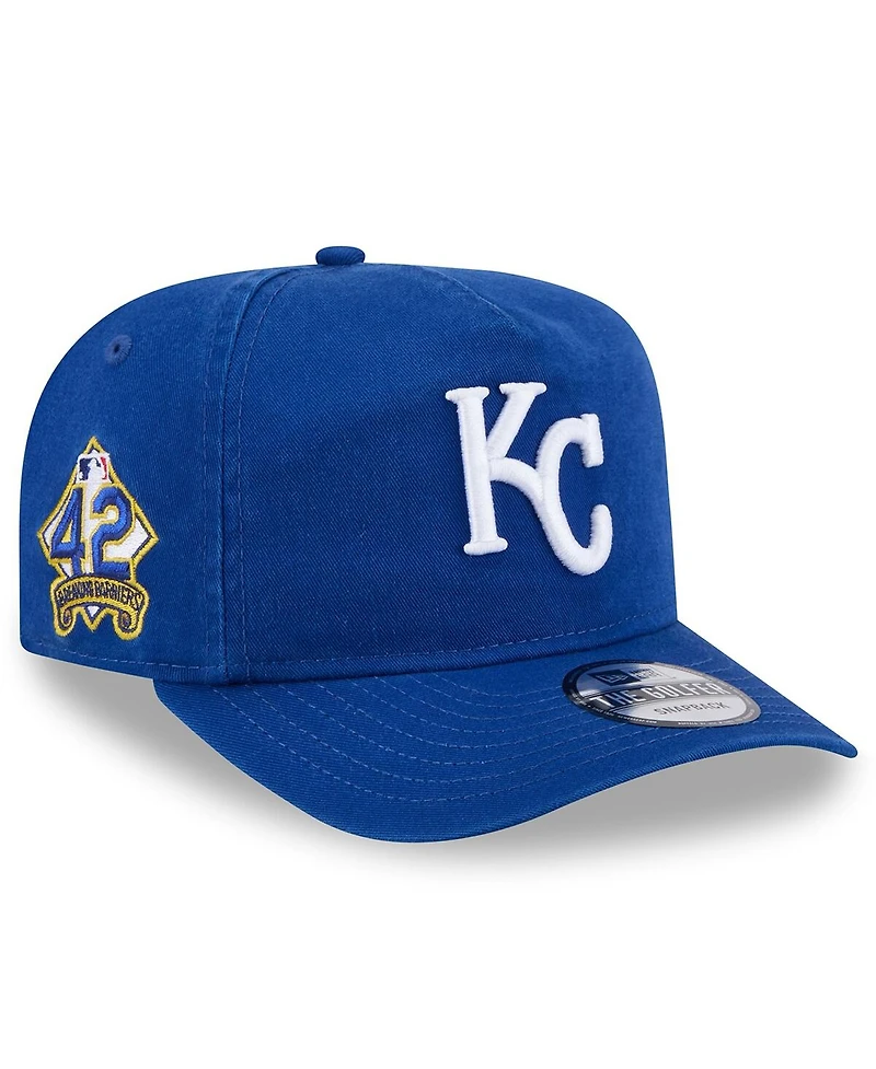 New Era Men's Royal Kansas City Royals 2025 Jackie Robinson Day Golfer Adjustable Hat