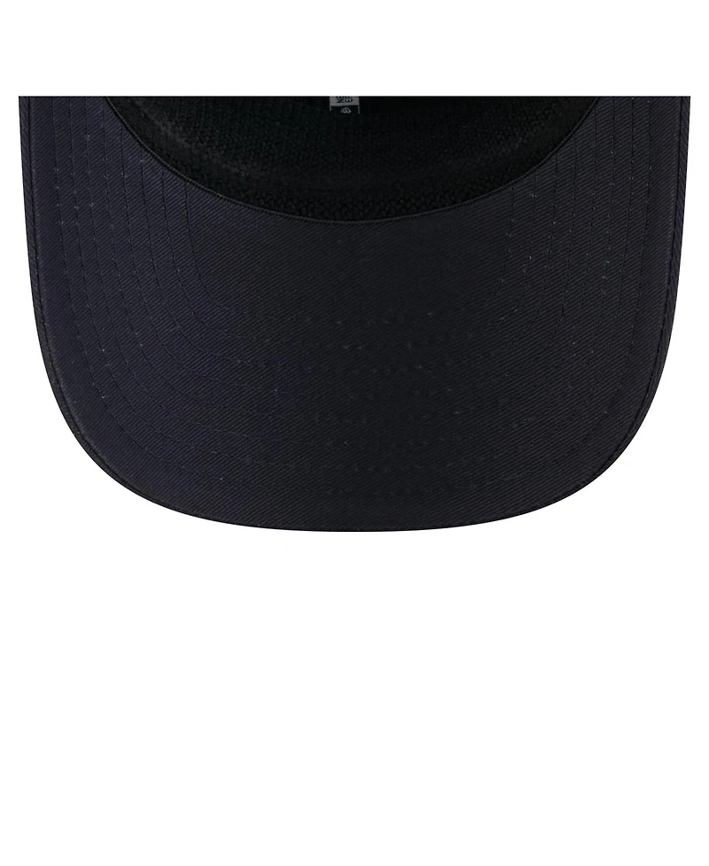 New Era Men's Navy New York Yankees Circle Patch 9SEVENTY Stretch-Snap Hat