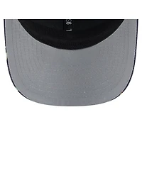 New Era Men's Black New York Yankees Adventure Drinks Pattern 9SEVENTY Stretch-Snap Hat