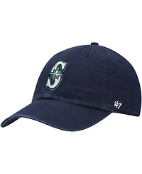 '47 Brand Men's Navy Seattle Mariners Clean Up Adjustable Hat
