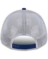 New Era Men's Royal/White Kyle Larson Hendrickcars.com 9FORTY Trucker Adjustable Hat