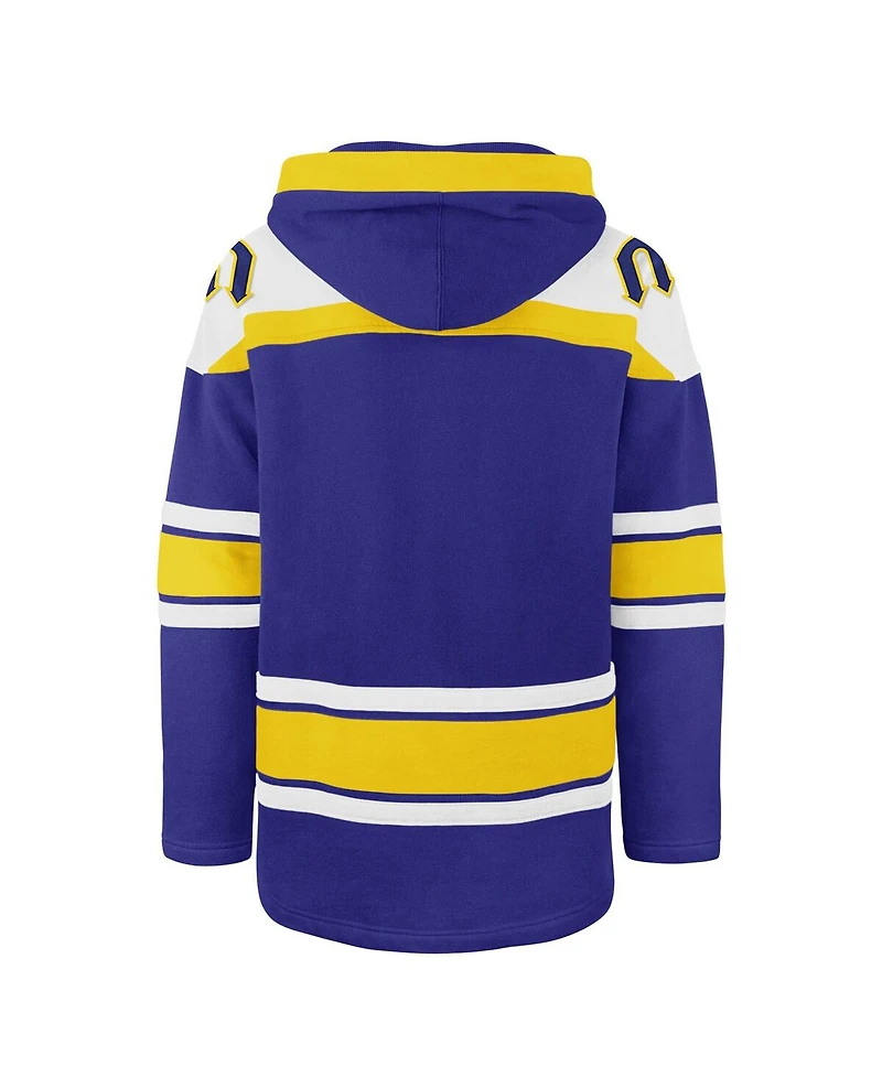 '47 Brand Men's Royal Seattle Mariners Superior Lacer Pullover Hoodie