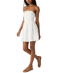 O'Neill Juniors' Naya Cotton Eyelet Strapless Mini Dress