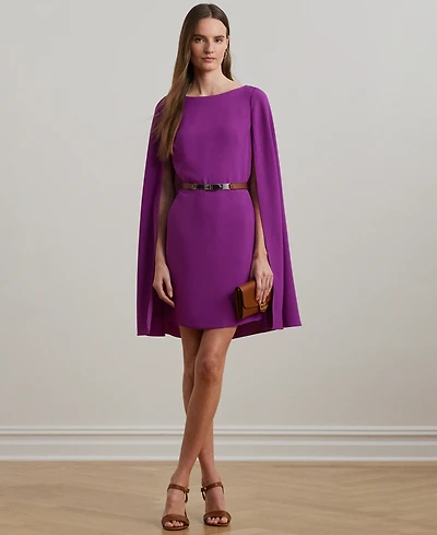 Lauren Ralph Lauren Women's Georgette Cape Dress
