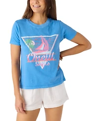 O'Neill Juniors' Sunset Seeker Graphic Print Cotton T-Shirt