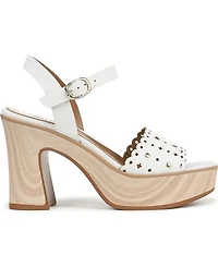 Naturalizer Women's Kira Block Heel Square Toe Platform Sandals