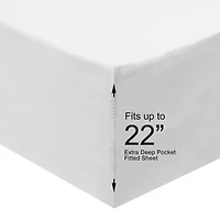Easy Care 650TC Sheet Set - Extra Deep Pockets (22 inches), California King