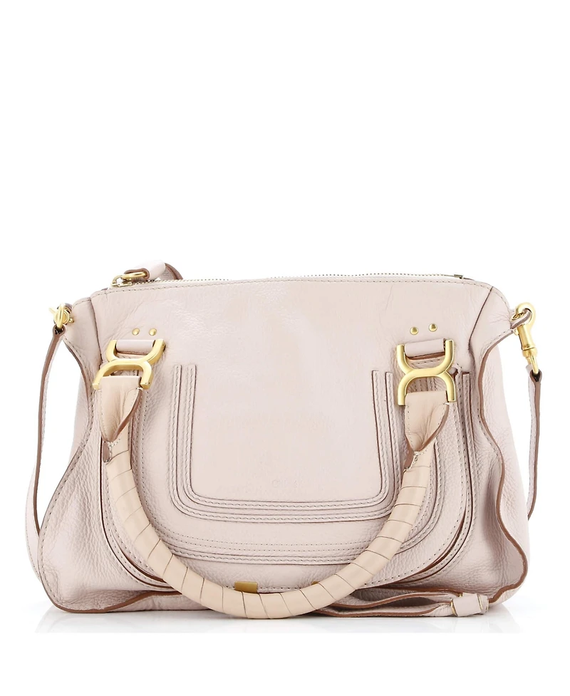 Pre-Owned Chloe Medium Marcie Satchel Leather