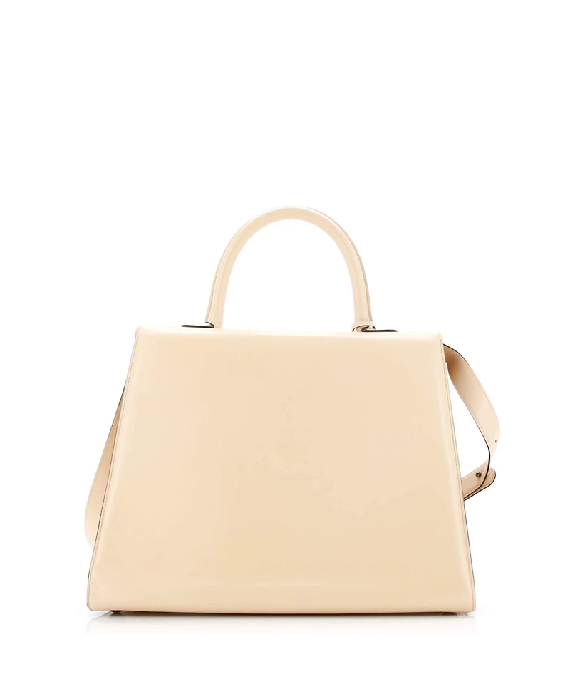 Pre-Owned Delvaux Gm Brillant Top Handle Bag Leather