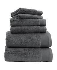 6-Piece Bath Towel Set, Soft 100% Cotton by California Design Den