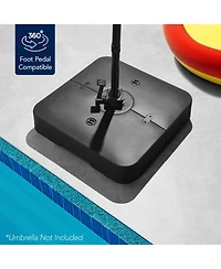 Best Choice Products 330lb Capacity Fillable Heavy-Duty Outdoor Cantilever Umbrella Base w/ Easy-Fill Spouts