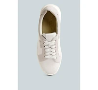 Endler Womens Color Block Leather Sneakers