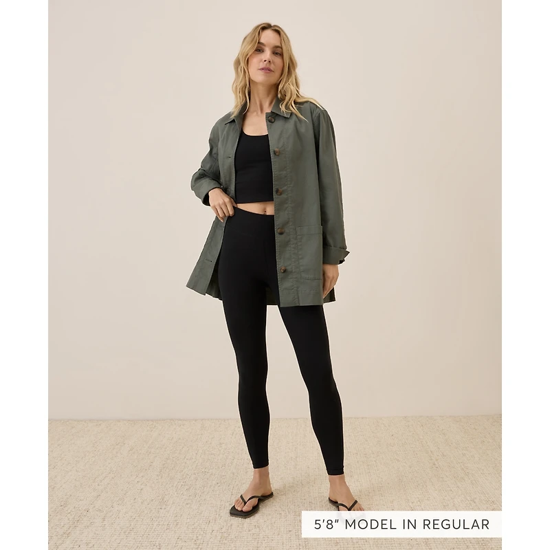 Pact Women's Organic Cotton On the Go-To Legging - Shorty