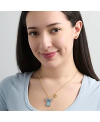 Disney Stitch Jewelry Set - Stitch Necklace and Leaf Earrings