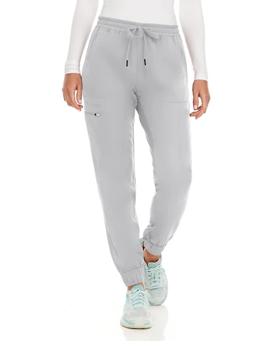 Medichic Women's Seven Pocket Cargo Scrub Pants Joggers with 4-Way Stretch