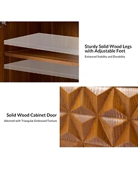 Arvid 30"Tall 2-Door Accent Cabinet