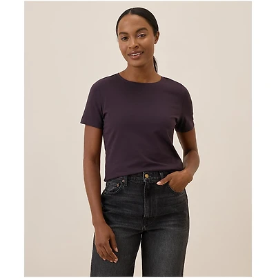 Pact Women's Organic Cotton Luxe Stretch Jersey Tee