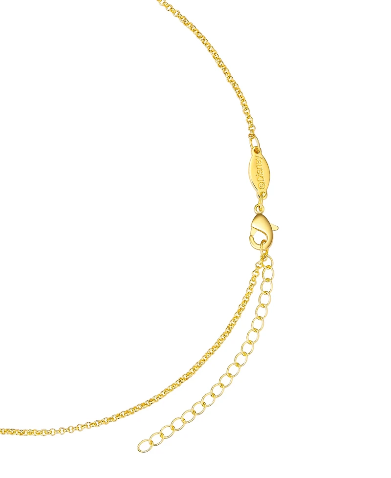 Disney Cubic Zirconia Mickey Mouse Mom Necklace