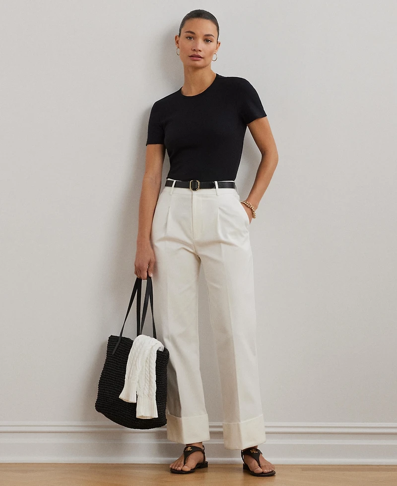 Lauren Ralph Stretch Knit T-Shirt, Regular & Petite