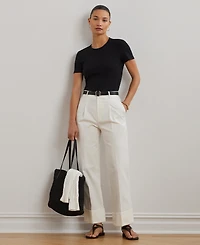 Lauren Ralph Stretch Knit T-Shirt, Regular & Petite
