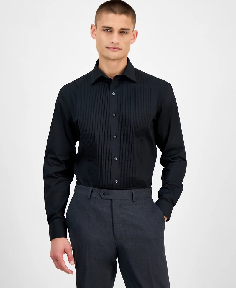 Alfani Men's Slim-Fit Solid Tuxedo Shirt, Created for Macy's