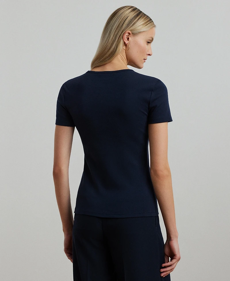 Lauren Ralph Stretch Knit T-Shirt, Regular & Petite