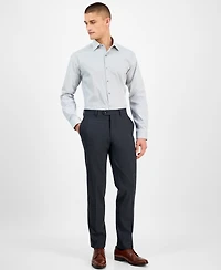 Alfani Men's Regular-Fit 4-Way Stretch Micro-Dot Dress Shirt, Created for Macy's