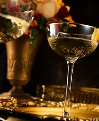 The Wine Savant Vintage Art Deco Coupe Glasses